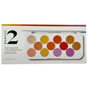 Morphe 2 Ready For Anything 12-Pan Eyeshadow Palette Social Butterfly 0.45oz NIB